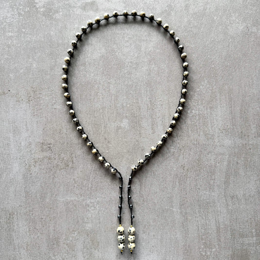 Dalmatian Jasper Jemwrap 6mm
