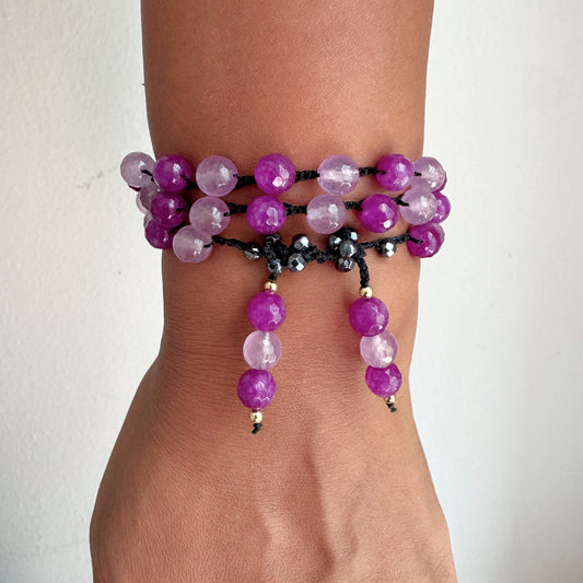 Purple Mix Jade Jemwrap