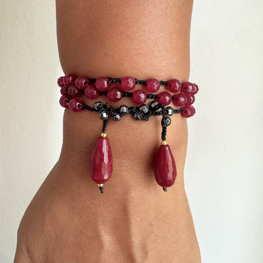 Raspberry Jade Jemwrap